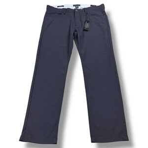 NWT The Mens Store Bloomingdales Tailored Fit Navy Blue Dress Pants 36x30‎
